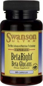 Swanson Beta Right Beta glukany Beta Glucans 250mg 60 kapsułek SWANSON 1