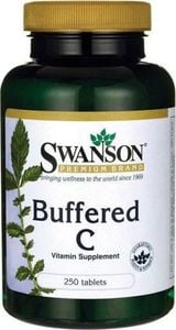 Swanson Witamina C buforowana l-askorbinian wapnia Buffered C 500mg 250 tabletek SWANSON 1