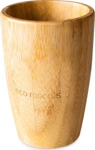 ECO RASCALS ECORASCALS Kubek bambusowy o pojemności 240 ml z silikonową nakładką w kolorze niebieski 1