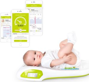 Agu Baby AGU BABY Elektroniczna waga dziecięca z pomiarem wzrostu i aplikacją AGU BSS1 1