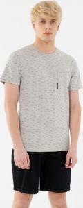 Outhorn T-shirt męski HOL21-TSM638 ciepły jasny szary melanż r. XL 1