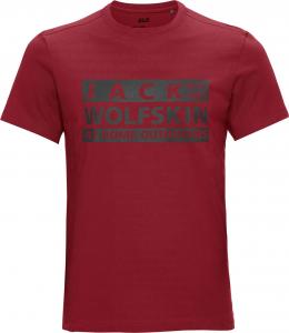 Jack Wolfskin Koszulka męska Brand T M dark lacquer red r. XL 1