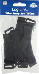 Organizer LogiLink Rzep Czarny 10 sztuk  (KAB0056) 3