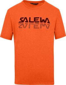 Salewa Koszulka męska Reflection Dri-Rel M s/s Tee red orange melange r. XL 1