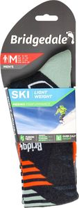 Bridgedale Skarpety narciarskie Ski Lt Merino P Pattern - grph/sag r. 44 - 47 2