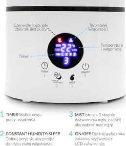 Nawilżacz powietrza Sanjo UH-01 Biały 3