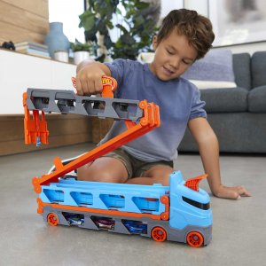 Hot Wheels City Wyścigowy transporter 2w1 (GVG37) 3