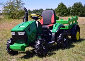 Vexin Traktor na akumulator z przyczepą pompow 4