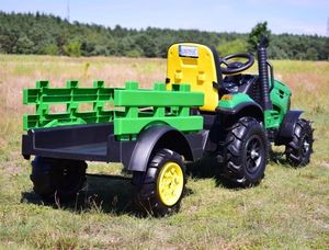 Vexin Traktor na akumulator z przyczepą pompow 6