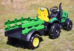 Vexin Traktor na akumulator z przyczepą pompow 8