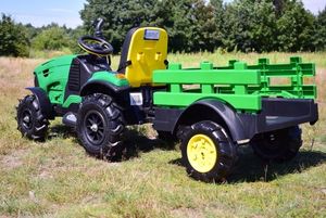 Vexin Traktor na akumulator z przyczepą pompow 9