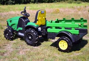 Vexin Traktor na akumulator z przyczepą pompow 10