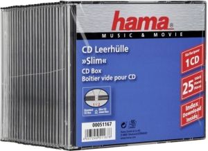 Hama Pudełka Na Płyty CD/DVD, 25 szt. (51167) 2