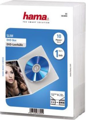 Hama Pudełko na płyty CD/DVD przezroczyste 10szt. (83890) 1