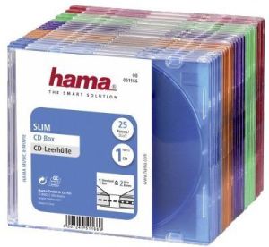 Hama Pudełka Na Płyty CD/DVD, 25 szt. Różne kolory (51166) 2