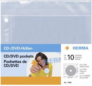 Hama Herma Kieszenie Na Płyty CD/DVD, 5 szt. (7686) 1