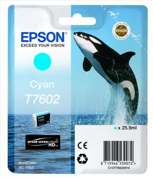 Tusz Epson tusz T7602 UltraChrome HD (cyan) 1