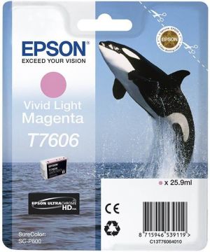 Tusz Epson tusz T7606 UltraChrome HD (vivid light magenta) 1