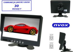 Nvox Monitor LCD 7'' Z Obsługą Do 2 kamer, 4PIN/ 12V/ 24V (HM742) 1