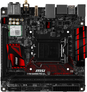 Płyta główna MSI Z170I GAMING PRO AC, Z170, DualDDR4-2400, SATA3, HDMI, DP, USB 3.1, mITX (Z170I GAMING PRO AC) 2