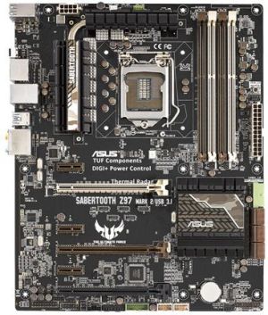 Płyta główna Asus SABERTOOTH Z97 MARK 2/USB 3.1, Z97, DualDDR3-1866, SATA3, HDMI, DP, ATX (SABERTOOTH Z97 MARK 2/USB 3.1) 1