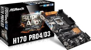 Płyta główna ASRock H170 PRO4/D3, H170, DualDDR3-1600, SATA3, SATAe, RAID, HDMI, DVI, ATX (H170 PRO4/D3) 4