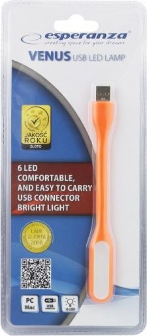 Lampka USB Esperanza 6 diod LED pomarańczowy (EA147O) 2