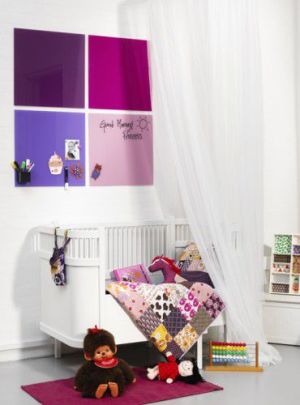 NAGA Szklana tablica magnetyczna turkusowa 45x45 (10762) 4