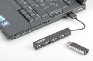 HUB USB Ednet 4x USB-A 2.0 (85040) 3