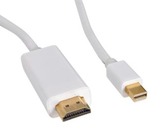 Kabel Sandberg DisplayPort Mini - HDMI 2m biały (508-93) 1