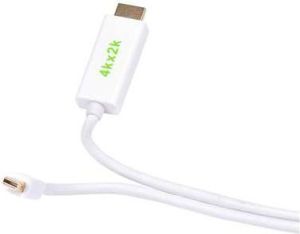 Kabel Sandberg DisplayPort Mini - HDMI 2m biały (508-93) 5