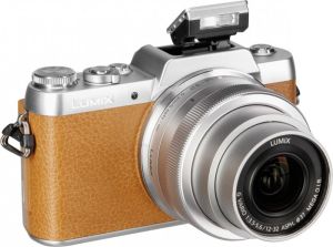 Aparat cyfrowy Panasonic Lumix DMC-GF7 Kit Brązowo-Srebrny + H-FS 12-32 mm (DMC-GF7KEG-T) 2