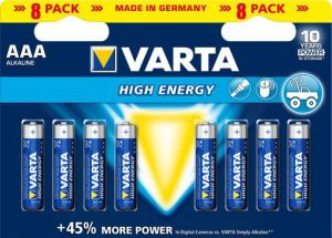 Varta Bateria High Energy AAA / R03 8 szt. 1