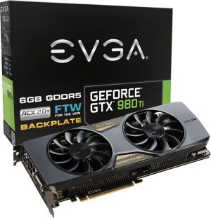 Karta graficzna EVGA GeForce GTX 980Ti 6GB GDDR5 (384 bit) DVI-I, HDMI, 3x DP, Box (06G-P4-4996-KR) 1