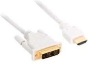 Kabel Intos HDMI - DVI-D 2m biały (17662U) 1
