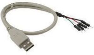 Intos USB zew. - USB wew., 0.4m, Biały (33440A) 1