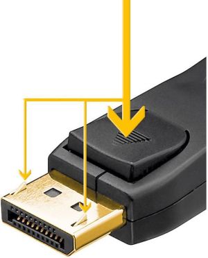 Kabel Goobay DisplayPort - DisplayPort 2m czarny (51953) 2