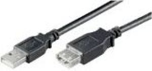 Kabel USB Goobay USB-A - USB-A 3 m Czarny (93600) 1