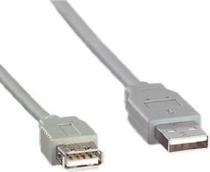 Kabel USB USB-A - USB-A 3 m Biały (68716) 1