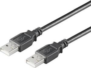 Kabel USB Goobay USB-A - USB-A 3 m Czarny (93594) 1