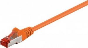 Goobay Patch-Kabel CAT6 1,0m orange S/FTP - 93468 1