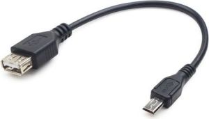 Adapter USB Gembird Czarny  (A-OTG-AFBM-03) 1