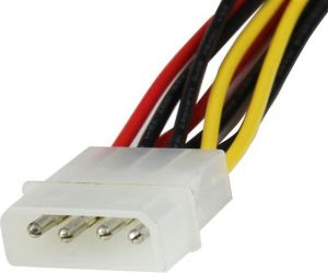 StarTech Molex - SATA x2, 0.3m, Wielokolorowy (PYO2LP4LSATR) 2