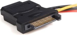 StarTech SATA 15-pin - Molex x3, 0.15m, Wielokolorowy (LP4SATAFM2L) 2