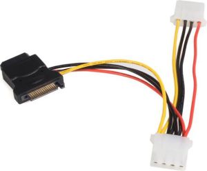StarTech SATA 15-pin - Molex x3, 0.15m, Wielokolorowy (LP4SATAFM2L) 5