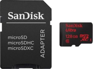 Karta SanDisk Ultra MicroSDXC 128 GB Class 10  (SDSQUNC-128G-GN6IA) 1