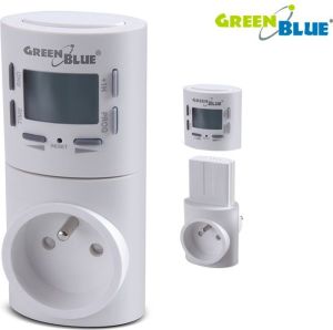 GreenBlue Wyłącznik czasowy GB106 2300W, 8 programów, zdejmowany panel 1