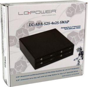 Kieszeń LC-Power HD enclosure 4x2,5" SWAP (LC-ADA-525-4X25-SWAP) 8