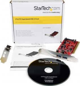 Kontroler StarTech PCI - 2x USB 3.0 (PCIUSB3S22) 5