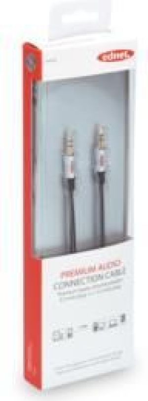 Kabel Ednet Jack 3.5mm - Jack 3.5mm 1.5m czarny (84540) 2